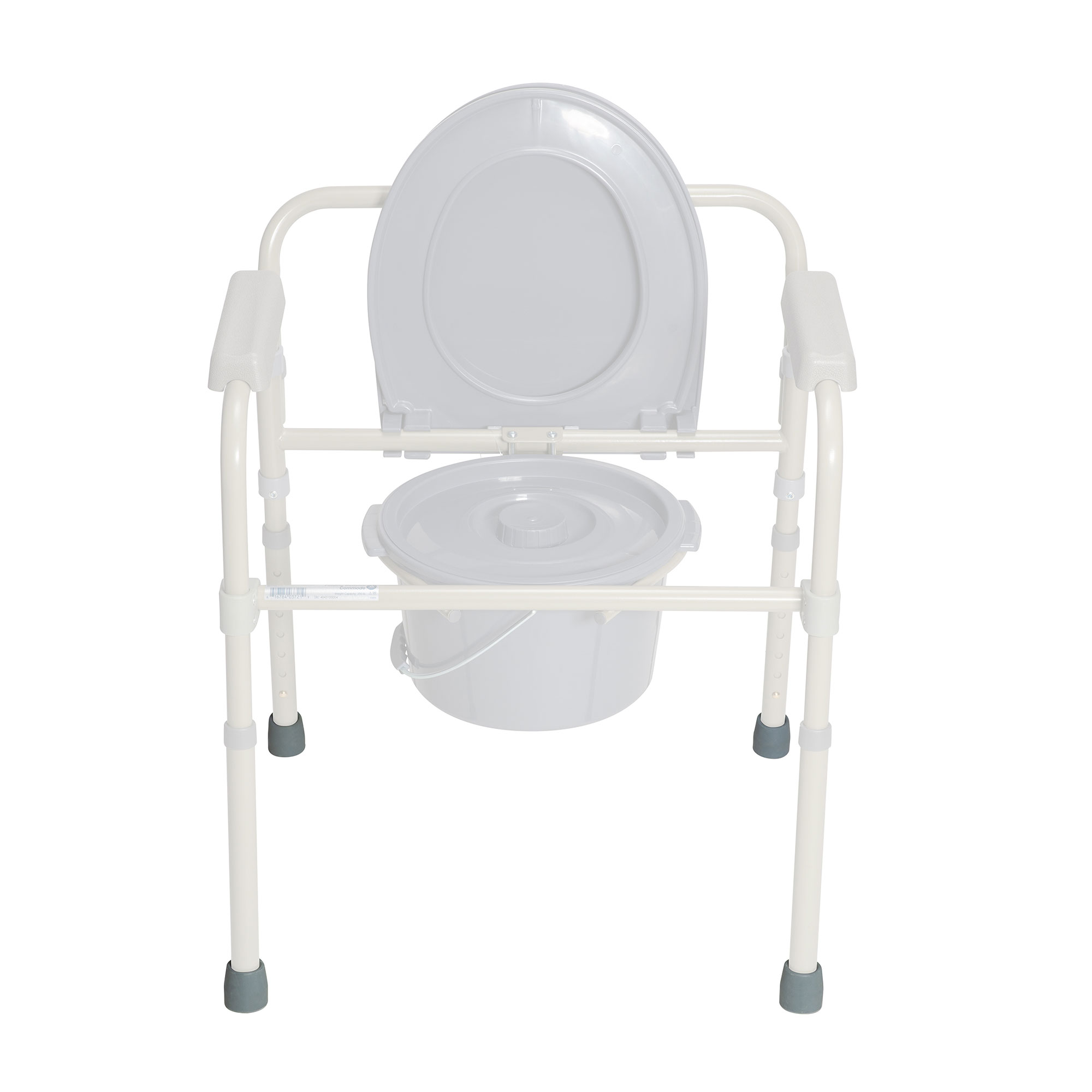 Dynarex Bari+Max Folding Commode Rubber Tip