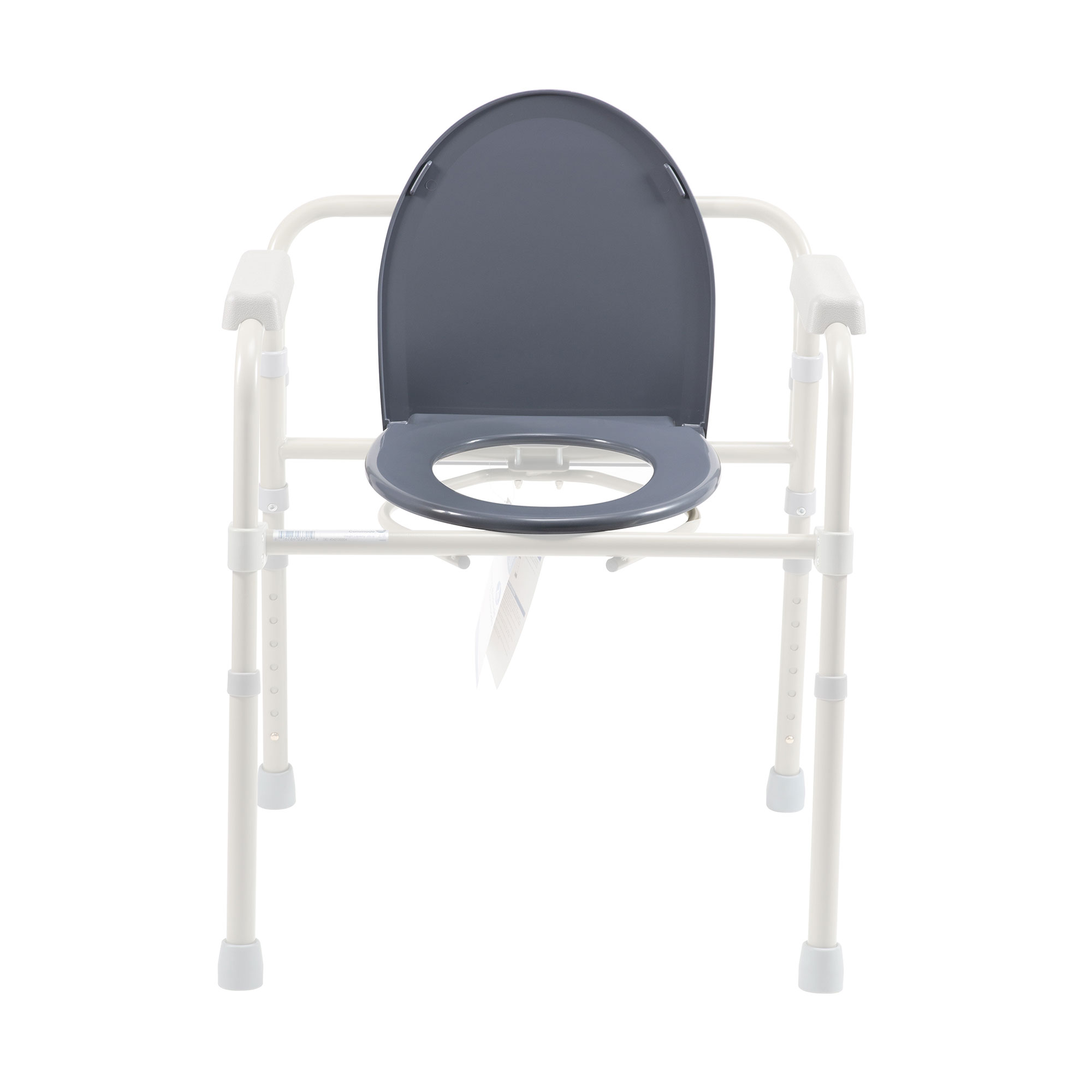Dynarex Bari+Max Folding Commode Elongated Seat and Lid