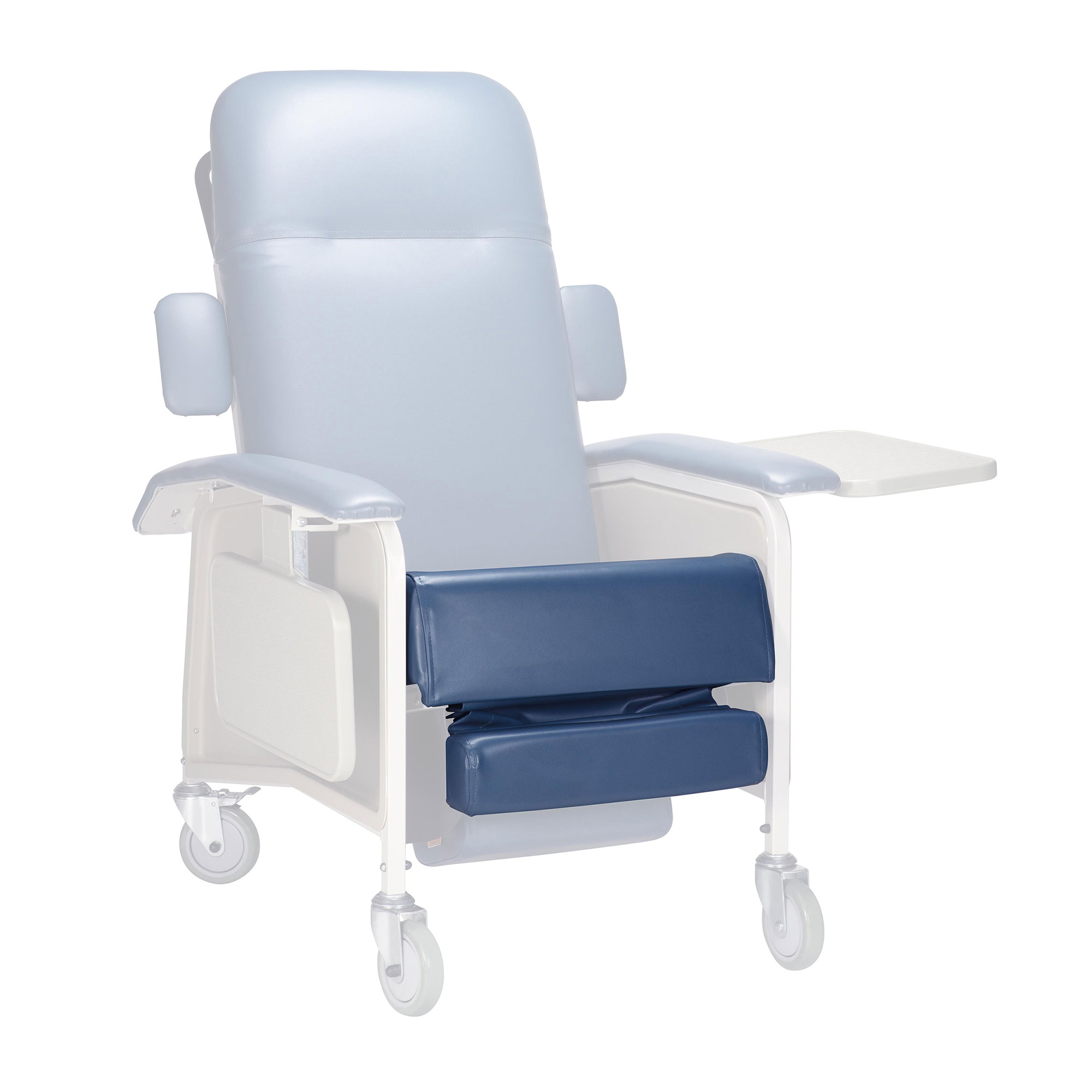 Dynarex Bari+Max Bariatric Geri Chair Seat with Leg Rest (Blueridge), Blueridge