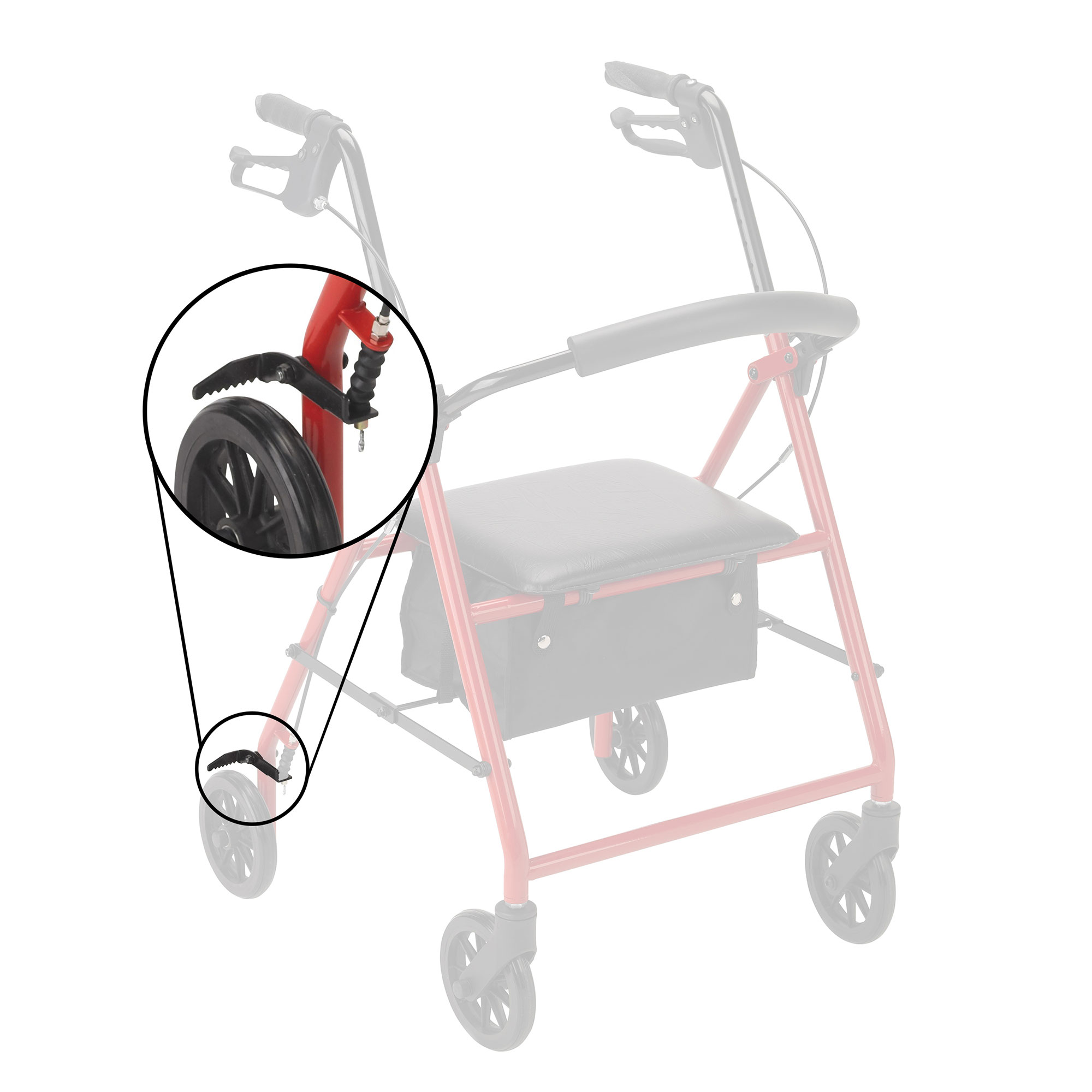 Dynarex Bari+Max DynaGo Euro Rollator Vertical Shaft Bearing