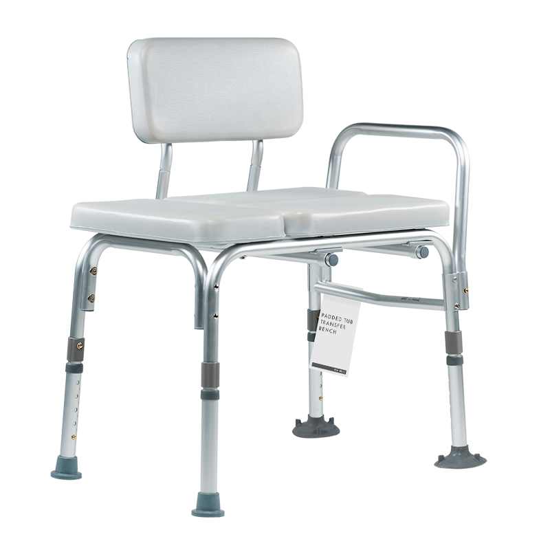 Dynarex Bari+Max Padded Tub Transfer Bench Rubber Tip