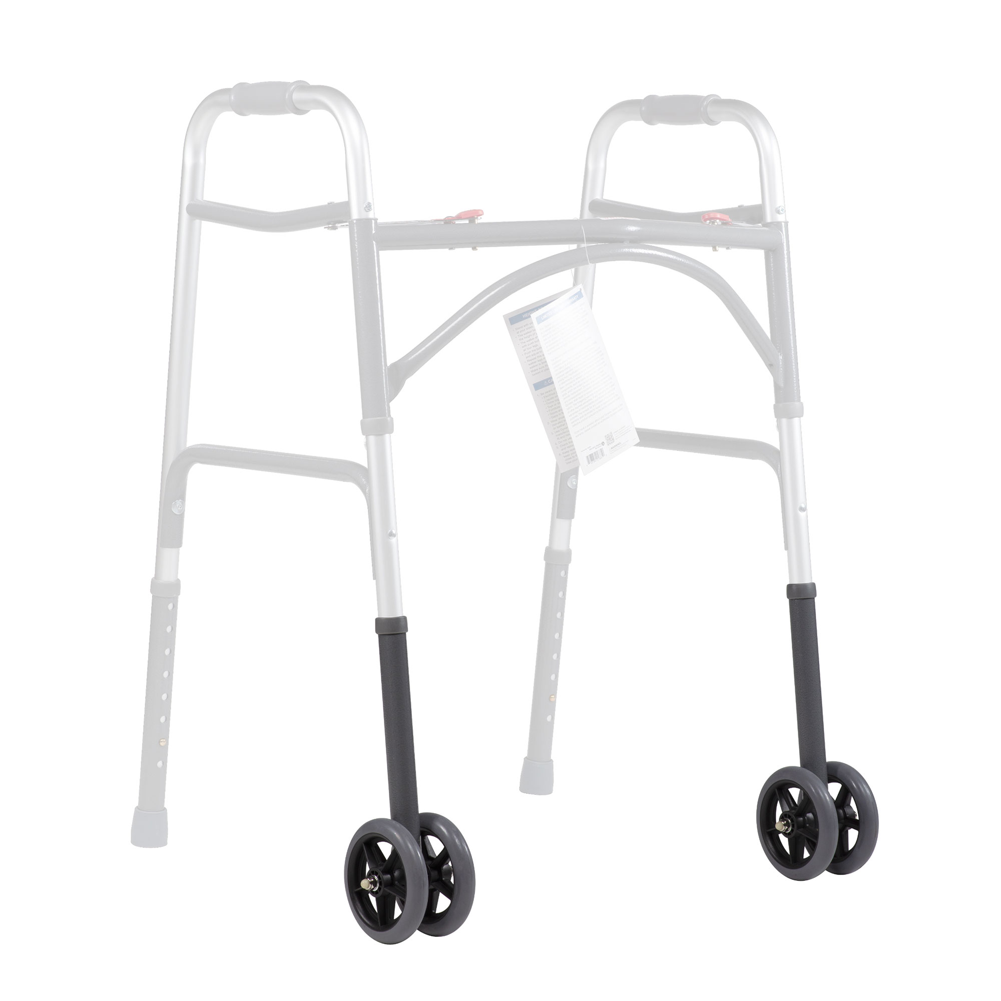 Dynarex Bari+Max Walker Extension Leg with Dual Wheels